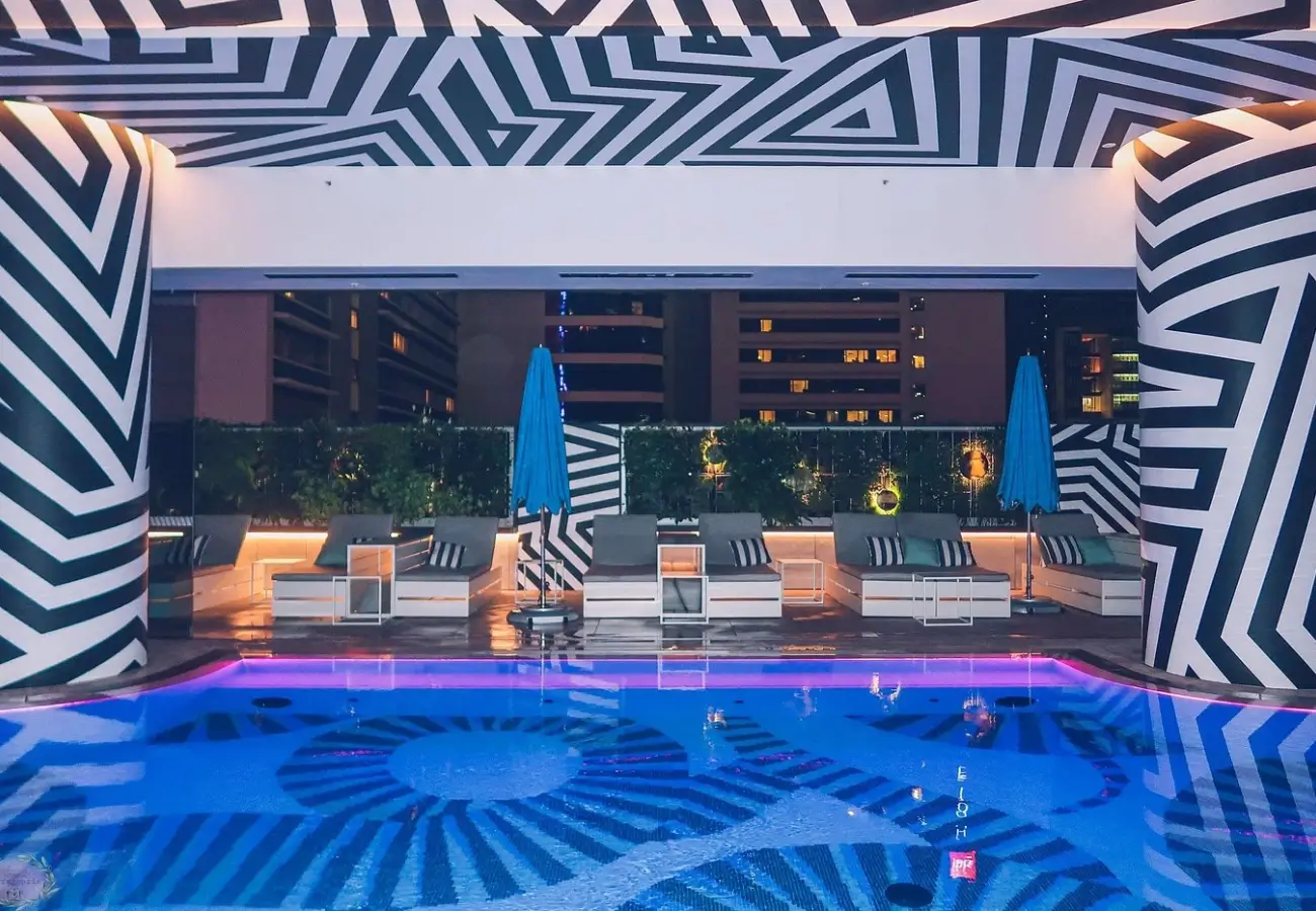 Wet Deck at W Brisbane Pool Party 4