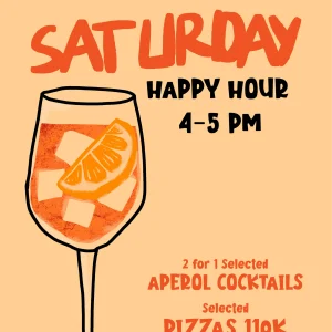 Saturday Happy Hour at Mrs Sippy