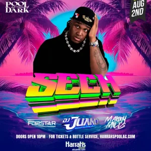 SECH Live at Harrah’s Pool After Dark